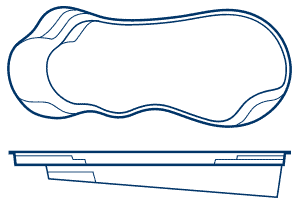 LineDrawing_Fantasy-300 Line Drawing - Fantasy Pool