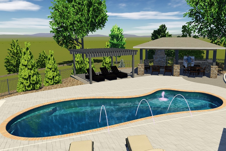 40′ Reef Blue, Inspiration, 3D Rendering